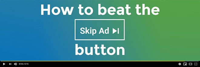 How to beat the pre-roll skip ad button