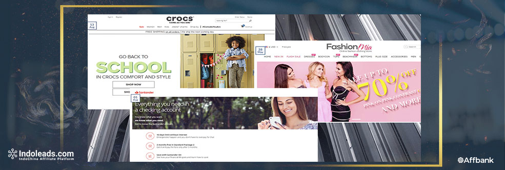 New Affiliate Campaigns from Indoleads in Fashion and Finance Category
