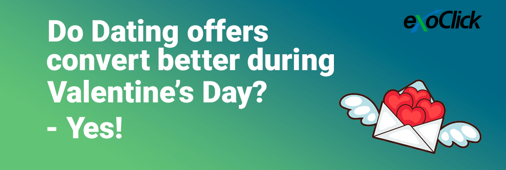 Do Dating offers convert better during Valentine’s Day? Yes!