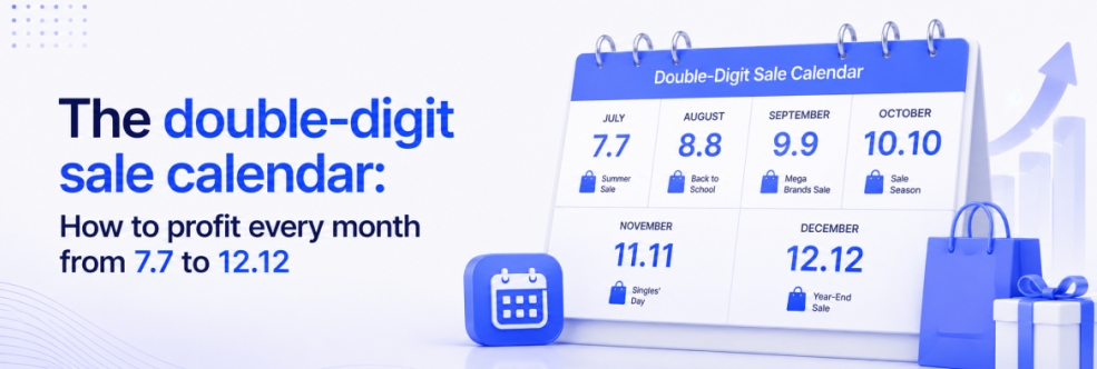 The double-digit sale calendar: How to profit every month from 7.7 to 12.12